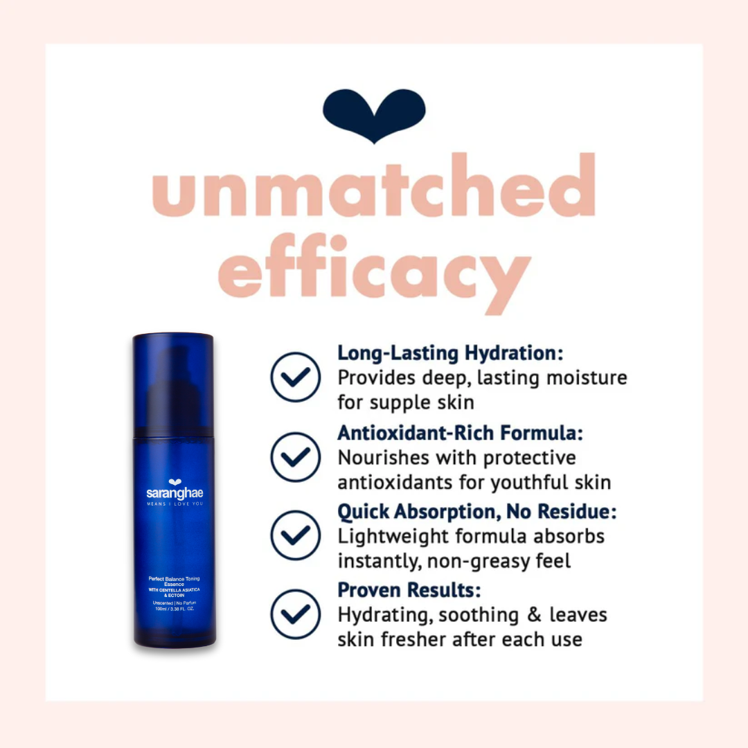 Saranghae Perfect Balance Toning Essence with Centella Asiatica & Ectoin