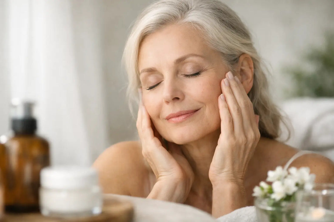 How to Calm Sensitive Aging Skin Gently