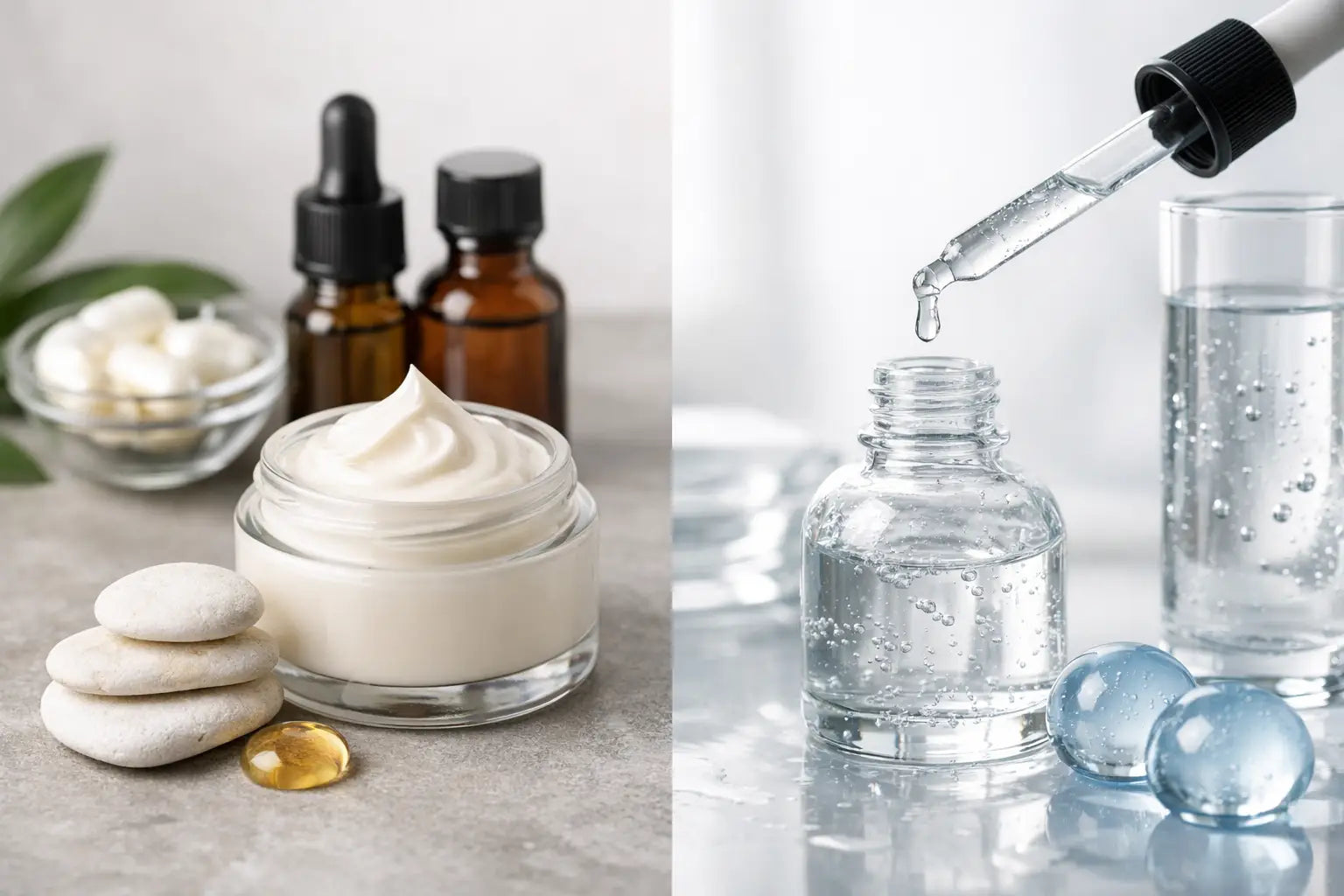 Ceramides vs Hyaluronic Acid for Dry, Aging Skin