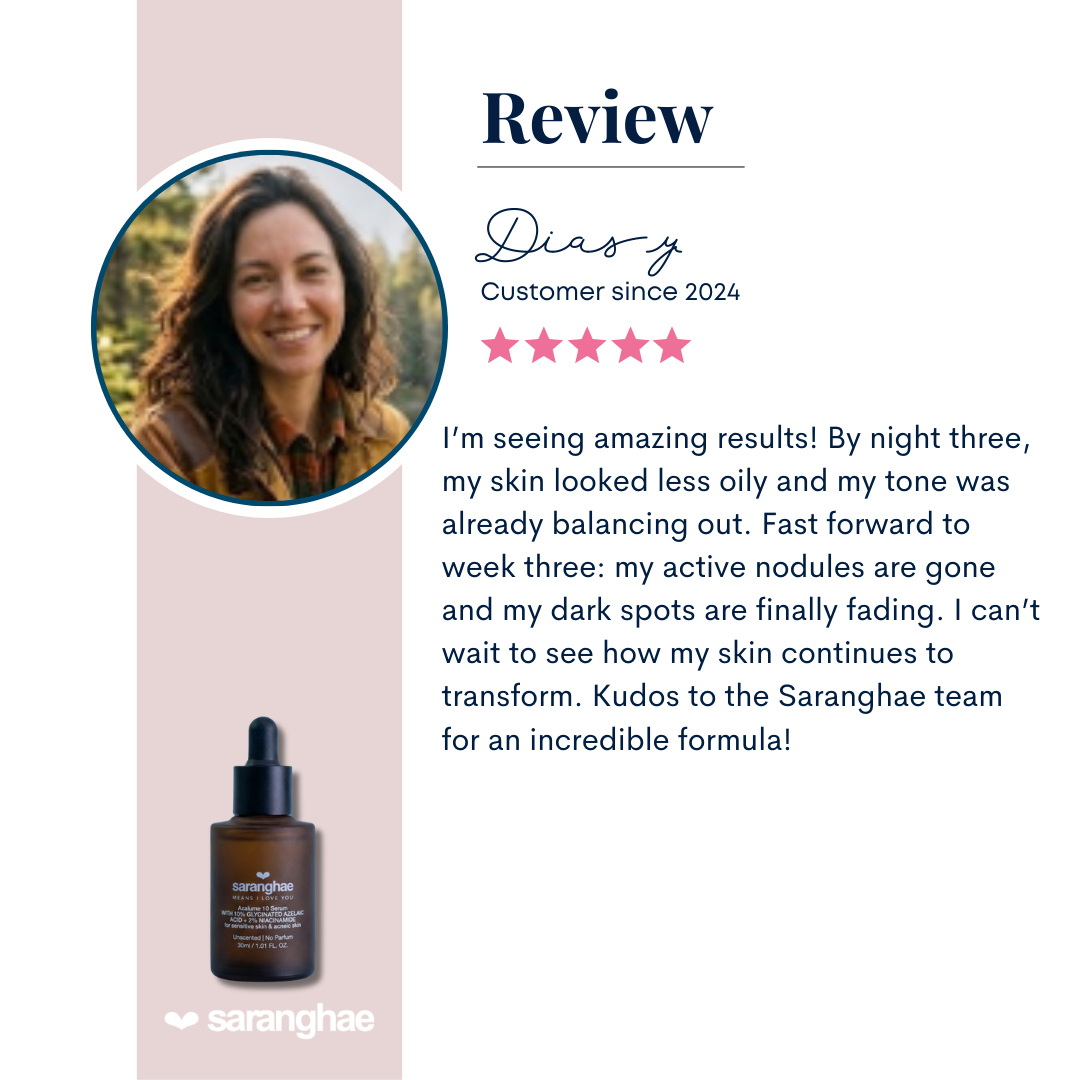 Saranghae Azalume 10 Serum with 10% Glycinated Azelaic Acid + 2% Niacinamide + 1% Alpha Arbutin