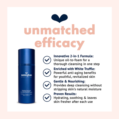 Nourishing and Moisturizing Oil + Foam Cleanser