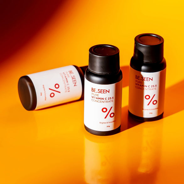 Duo: Let's Get Physical Sheer UV Defense SPF50 + Pure 23.5% Vitamin C Concentrate