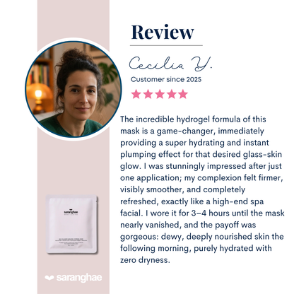 Saranghae Bio-Collagen NiaGlow+ Hydrogel Mask (5 Masks in Box)