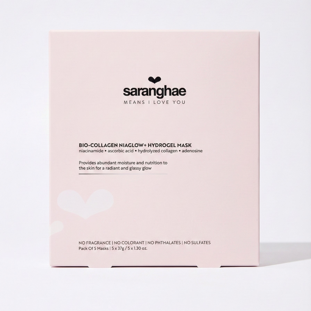 Saranghae Bio-Collagen NiaGlow+ Hydrogel Mask (5 Masks in Box)