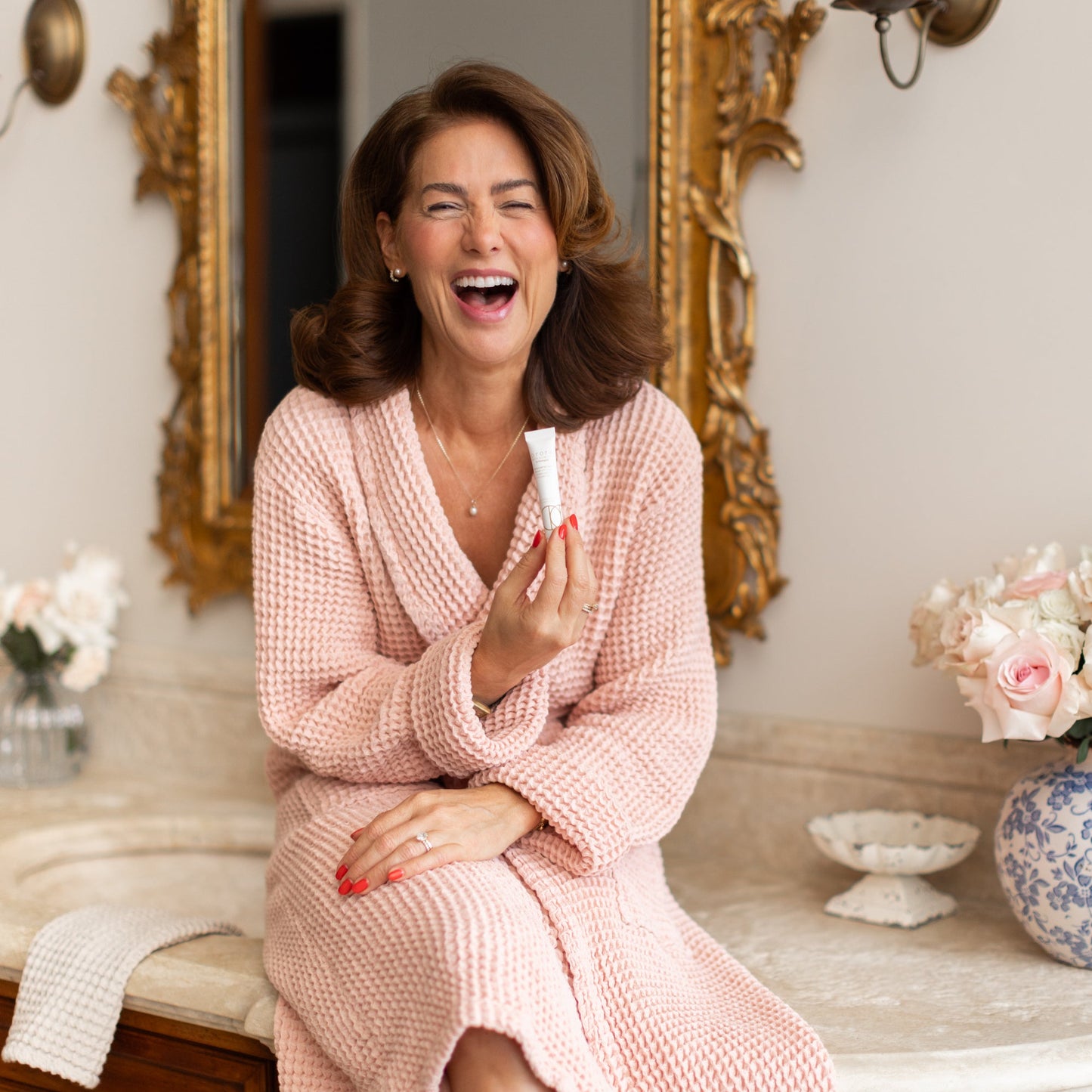 Jillian Harris with Orora Advanced Lip Repair Serum