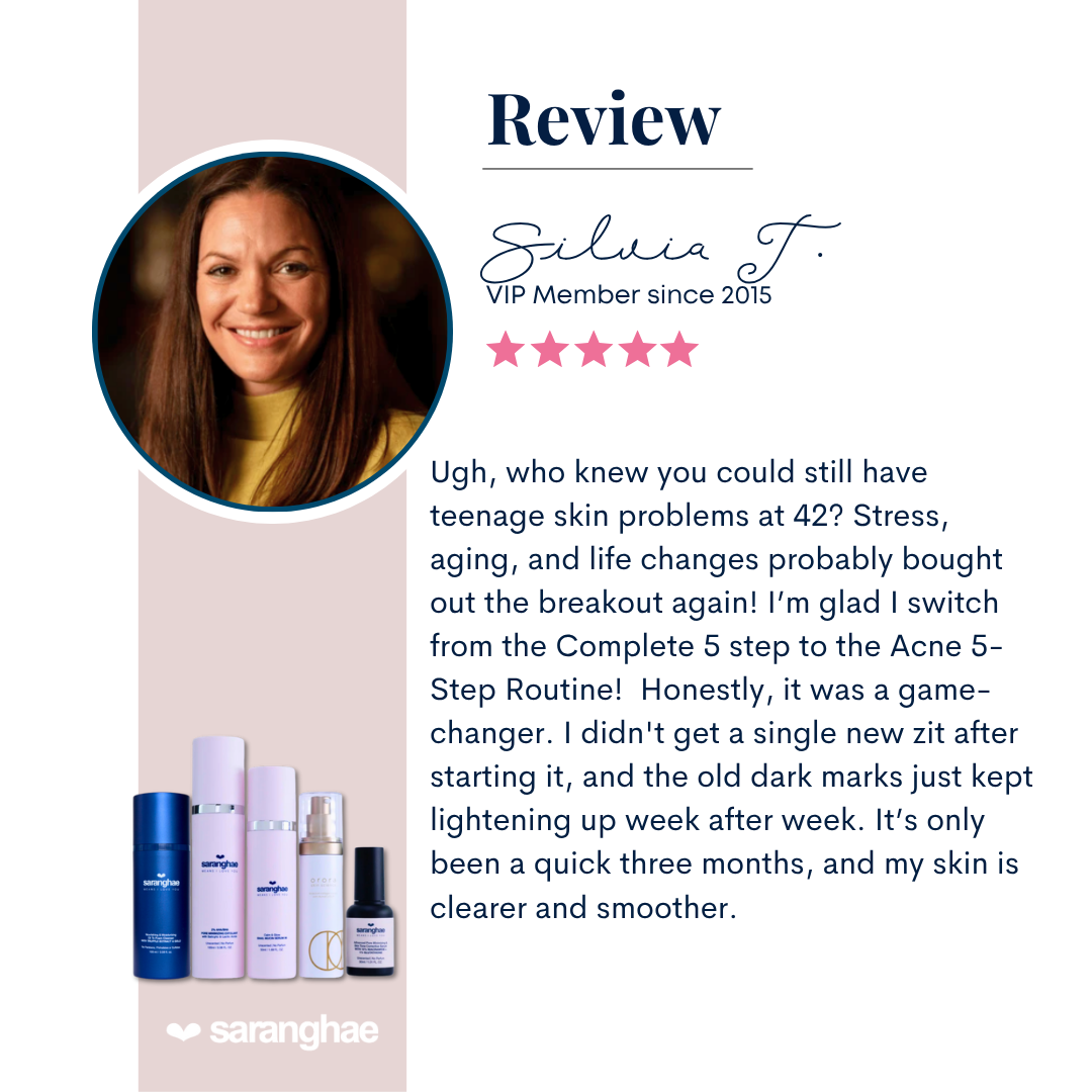 Saranghae Acne 5-Step Skincare Routine