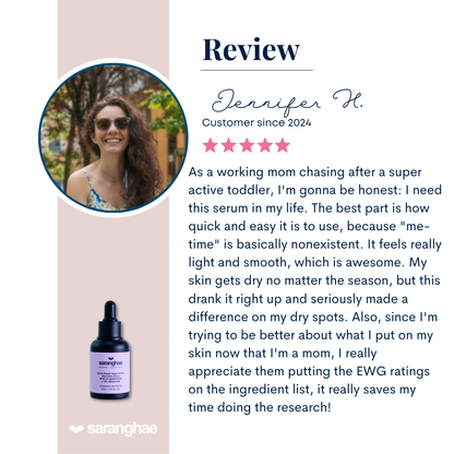 Saranghae Active Repair Vegan Retinol Alternative Serum with 2% Bakuchiol + 15% Squalane