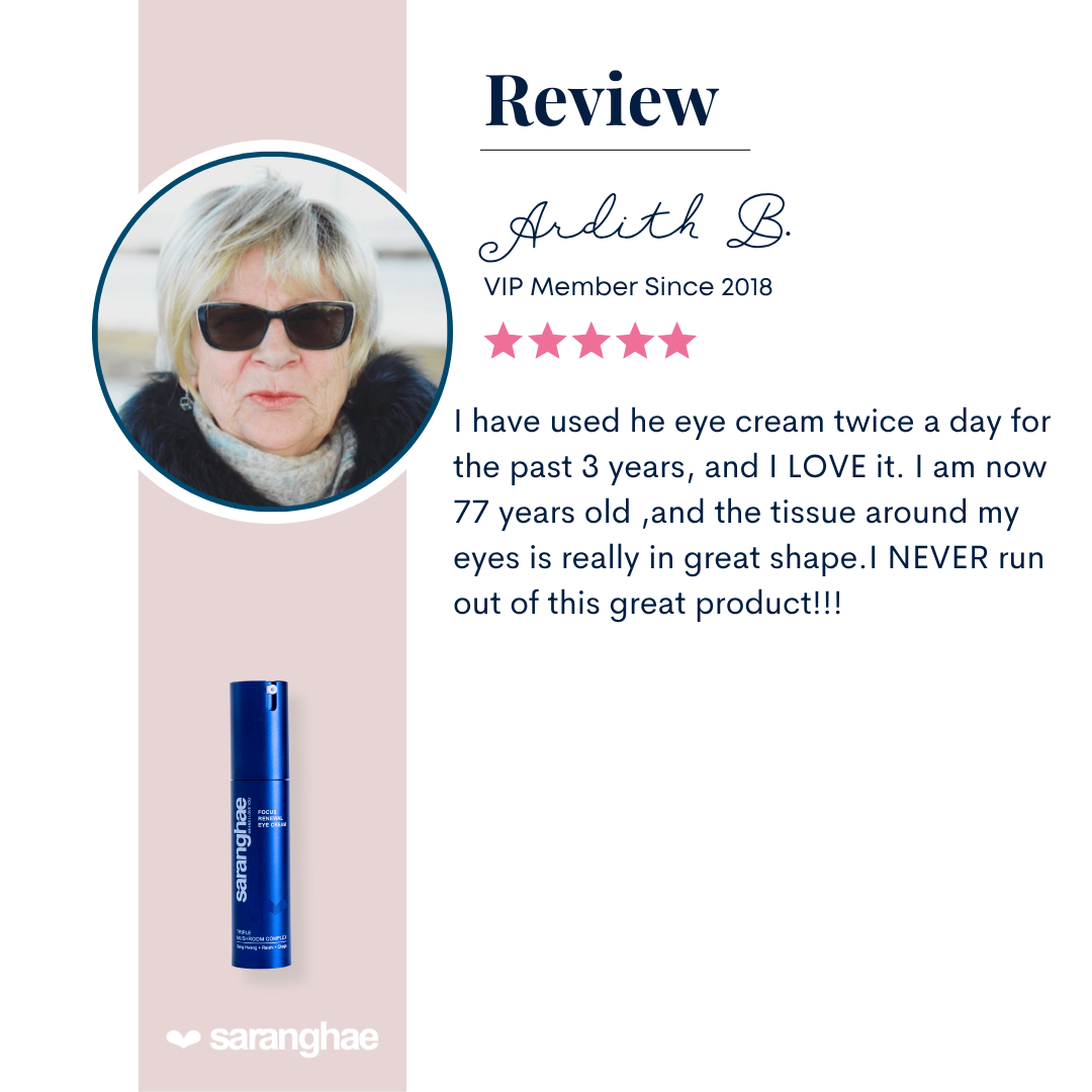 Focus Renewal Eye Cream with Triple Mushroom Complex: Reishi + Chaga + Sang Hwang