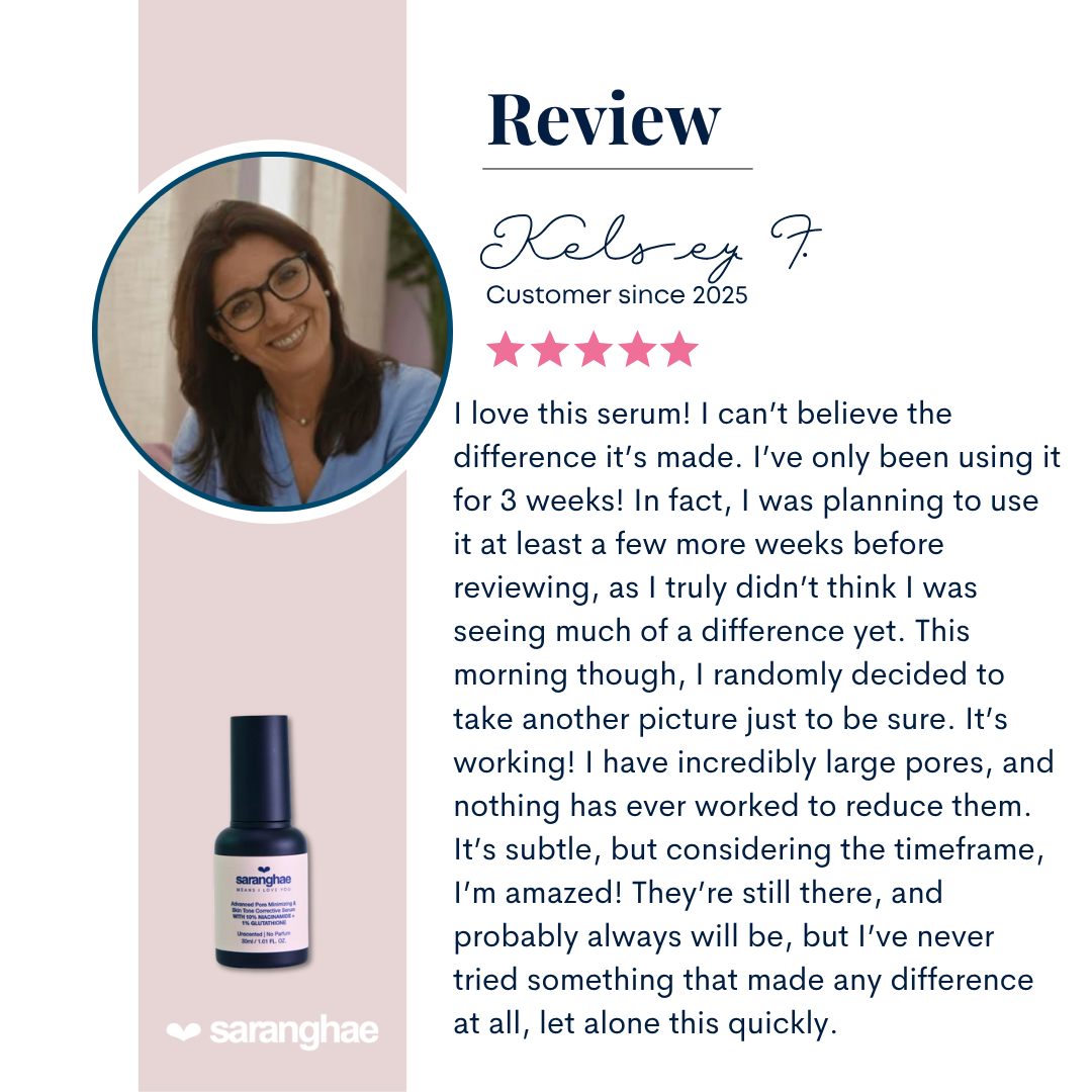 Advanced Pore Minimizing & Skin Tone Corrective Serum With 10% Niacinamide + 1% Glutathione