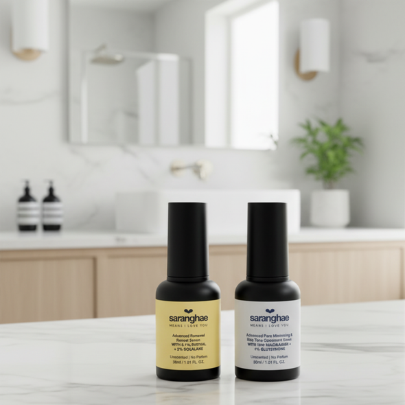 Saranghae NiaRetin Complex Duo With 0.1% Retinal and 10% Niacinamide