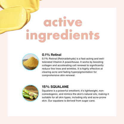 Saranghae NiaRetin Complex Duo With 0.1% Retinal and 10% Niacinamide