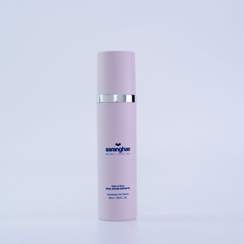 saranghae calm and glow snail mucin serum 96